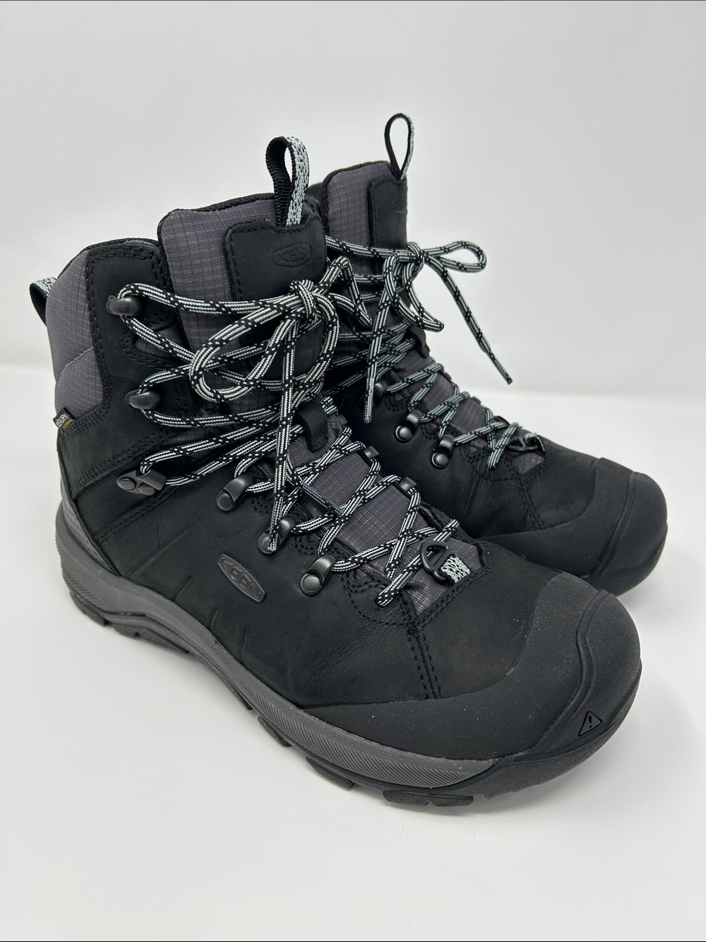 Keen Women's Revel IV Mid Polar Winter Waterproof Black Boots 9 US Excellent!